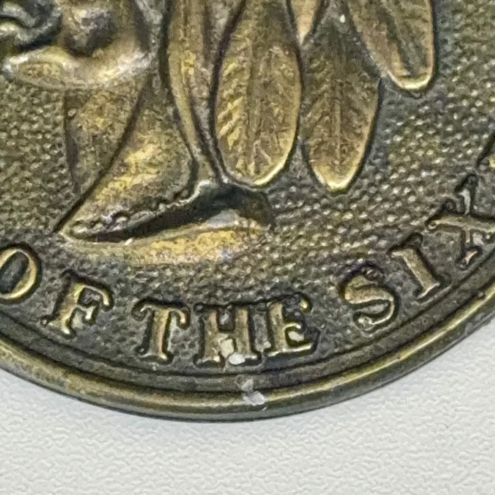 Vintage Pontiac Chief of the Sixes‎ Belt Buckle Brass Tone GEM Automotive Badge